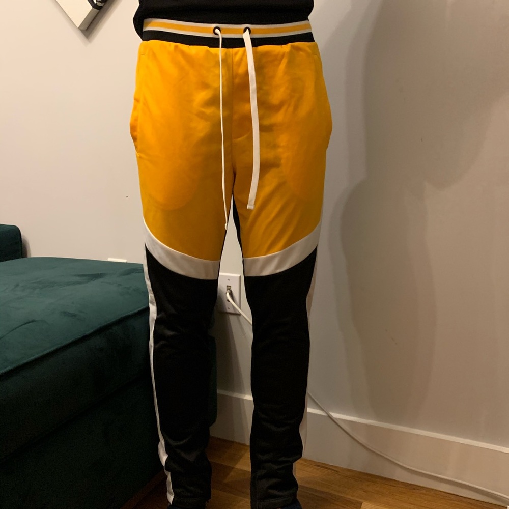 Color block pants